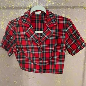 Vintage College Crop Top